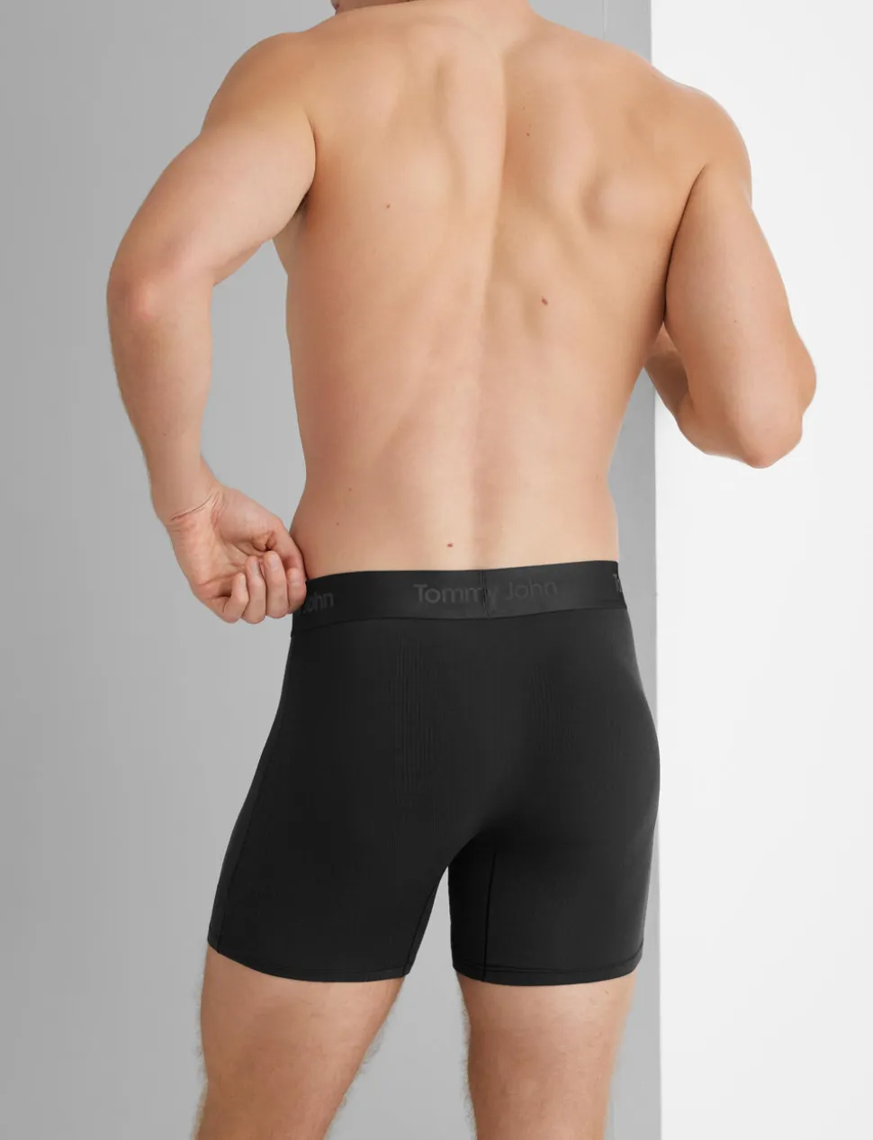 Second Skin Luxe Rib Mid-Length Boxer Brief 6" (6-Pack)