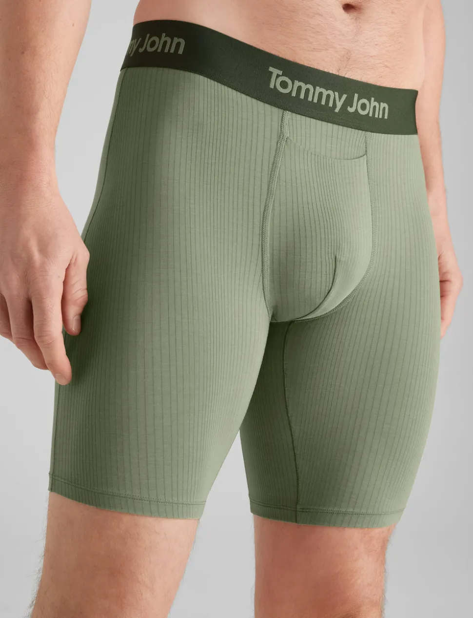 Second Skin Luxe Rib Mid-Length Boxer Brief 6" (6-Pack)
