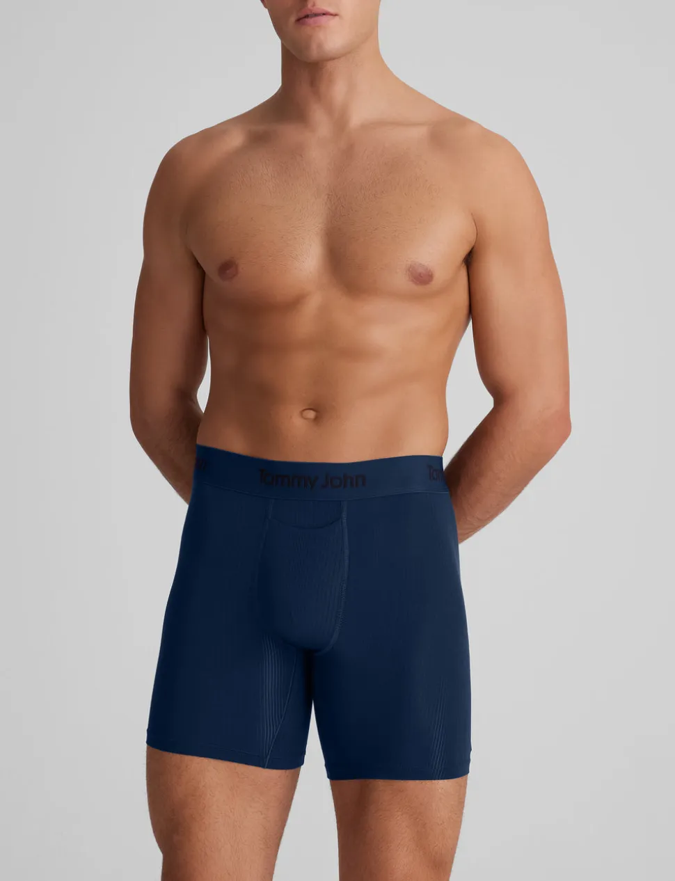 Second Skin Luxe Rib Mid-Length Boxer Brief 6" (6-Pack)