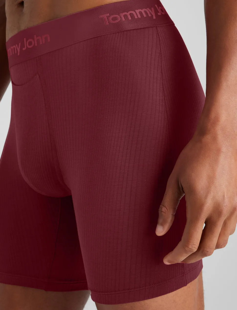 Second Skin Luxe Rib Mid-Length Boxer Brief 6" (6-Pack)