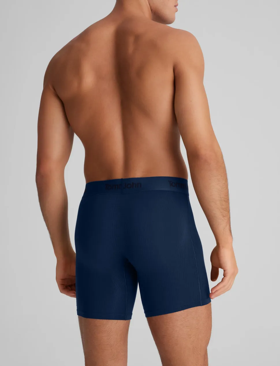 Second Skin Luxe Rib Mid-Length Boxer Brief 6" (3-Pack)
