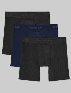 Second Skin Luxe Rib Mid-Length Boxer Brief 6