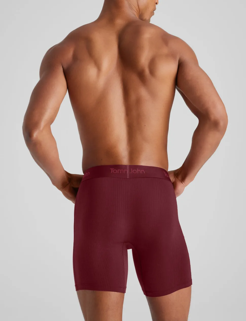 Second Skin Luxe Rib Mid-Length Boxer Brief 6" (3-Pack)