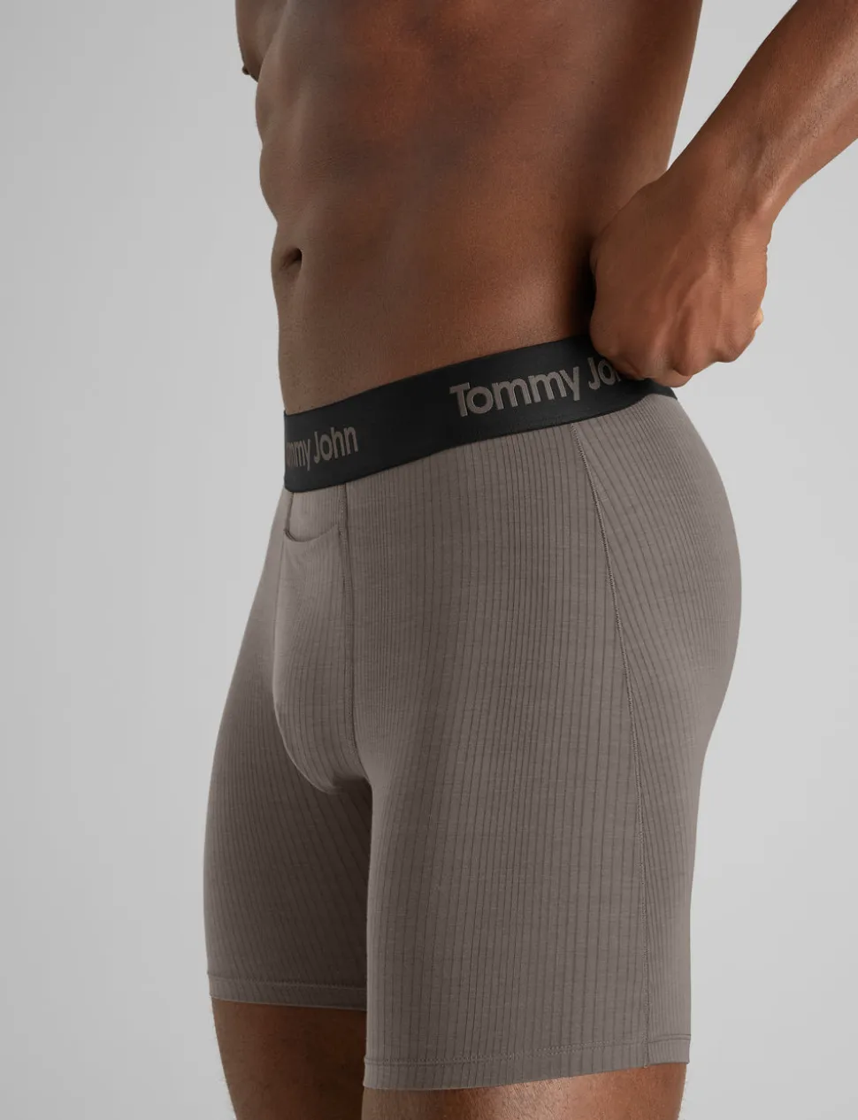 Second Skin Luxe Rib Mid-Length Boxer Brief 6" (3-Pack)