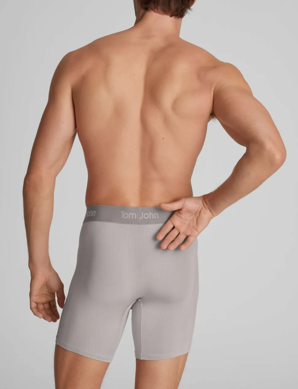 Second Skin Luxe Rib Mid-Length Boxer Brief 6" (3-Pack)