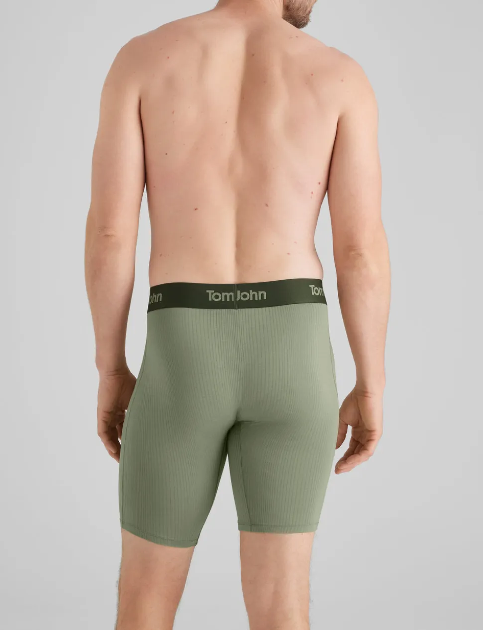 Second Skin Luxe Rib Mid-Length Boxer Brief 6"
