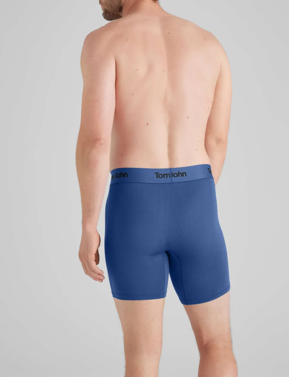 Second Skin Luxe Rib Mid-Length Boxer Brief 6"