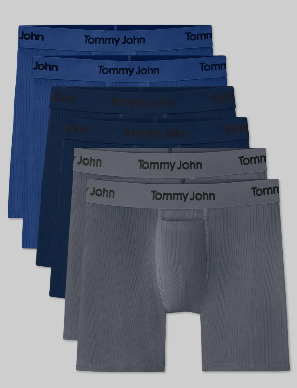Second Skin Luxe Rib Mid-Length Boxer Brief 6"