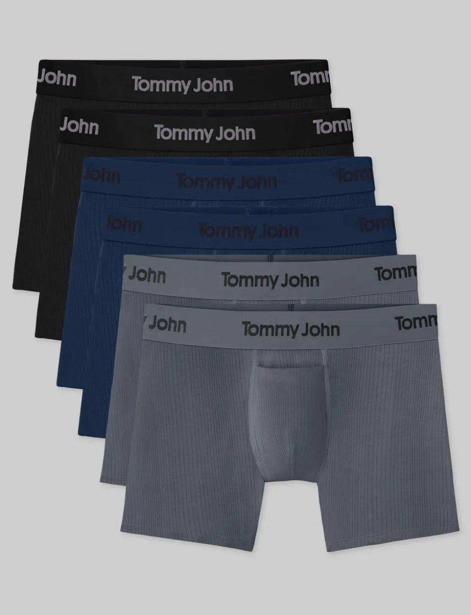 Second Skin Luxe Rib Trunk 4" (3-Pack)