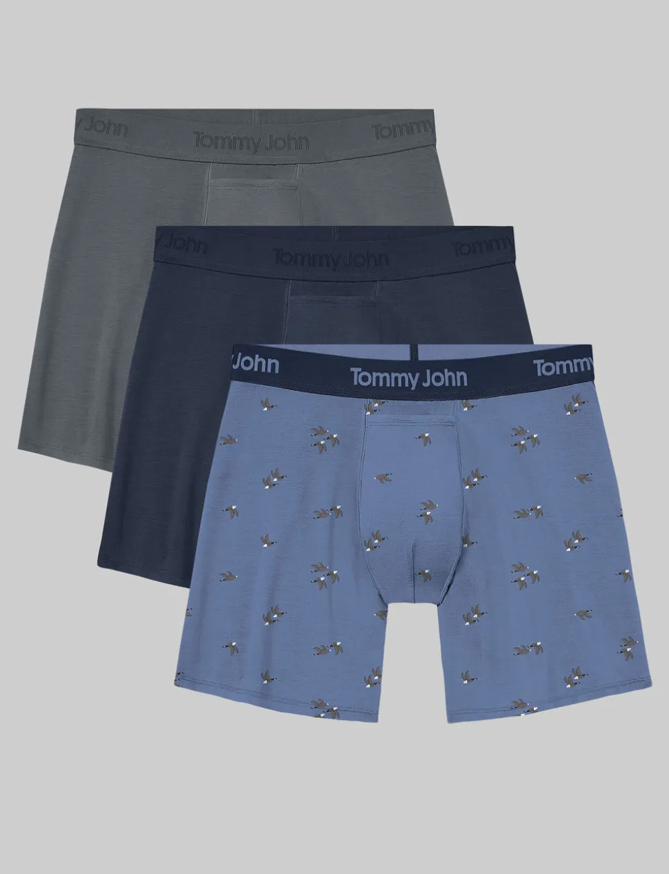 Second Skin Relaxed Fit Boxer 6" (3-Pack)