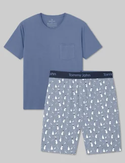 Second Skin Sleep Pocket Tee & Short Set