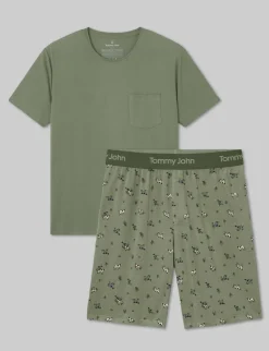 Second Skin Sleep Pocket Tee & Short Set