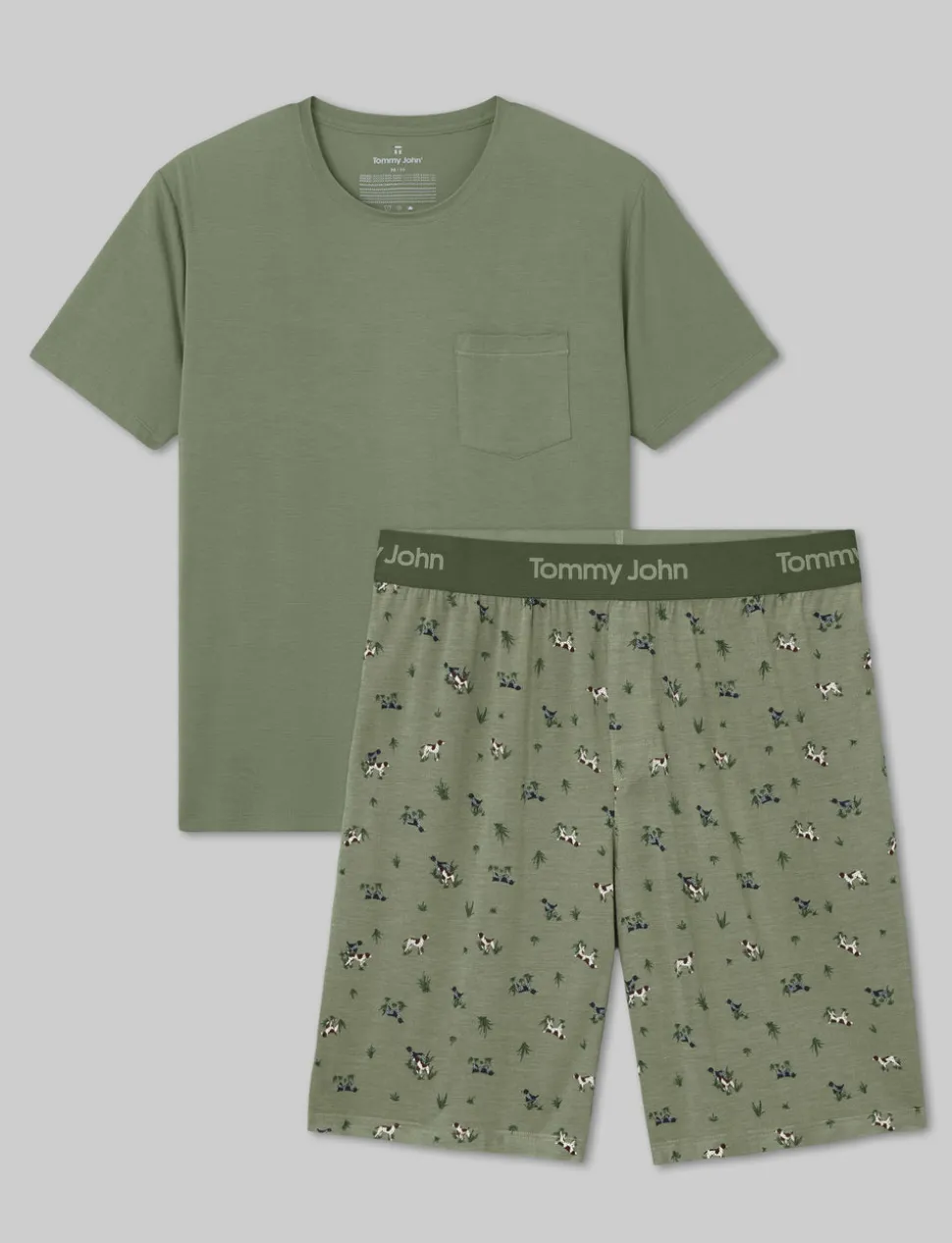 Second Skin Sleep Pocket Tee & Short Set
