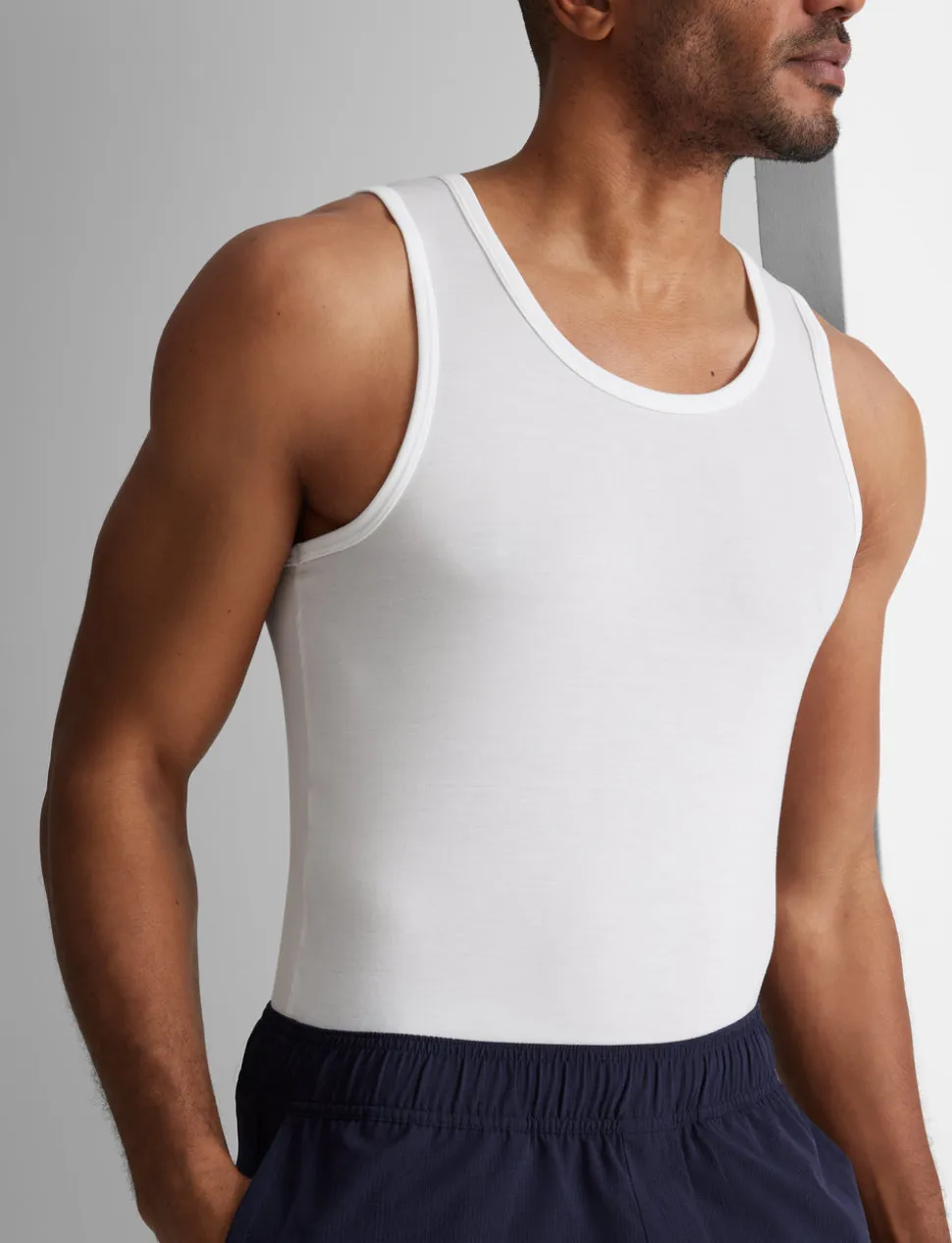 Second Skin Tank Stay-Tucked Undershirt (6-Pack)
