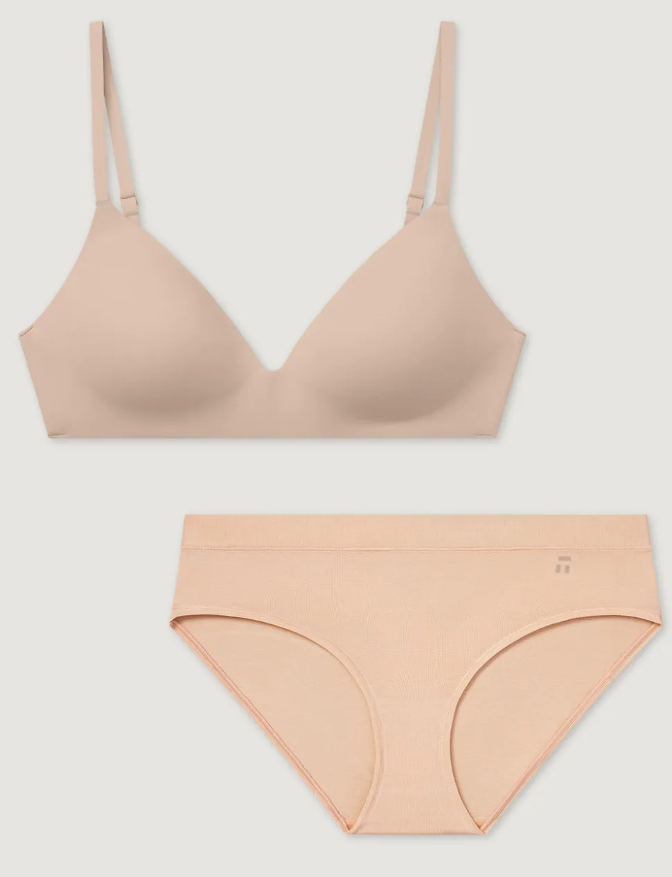 Second Skin Wireless T-Shirt Bra & Brief Set