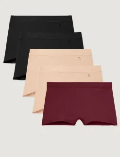 Women's Cool Cotton Boyshort (5-Pack)