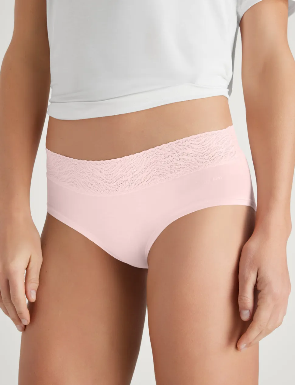 Women's Cool Cotton Brief, Lace Waist