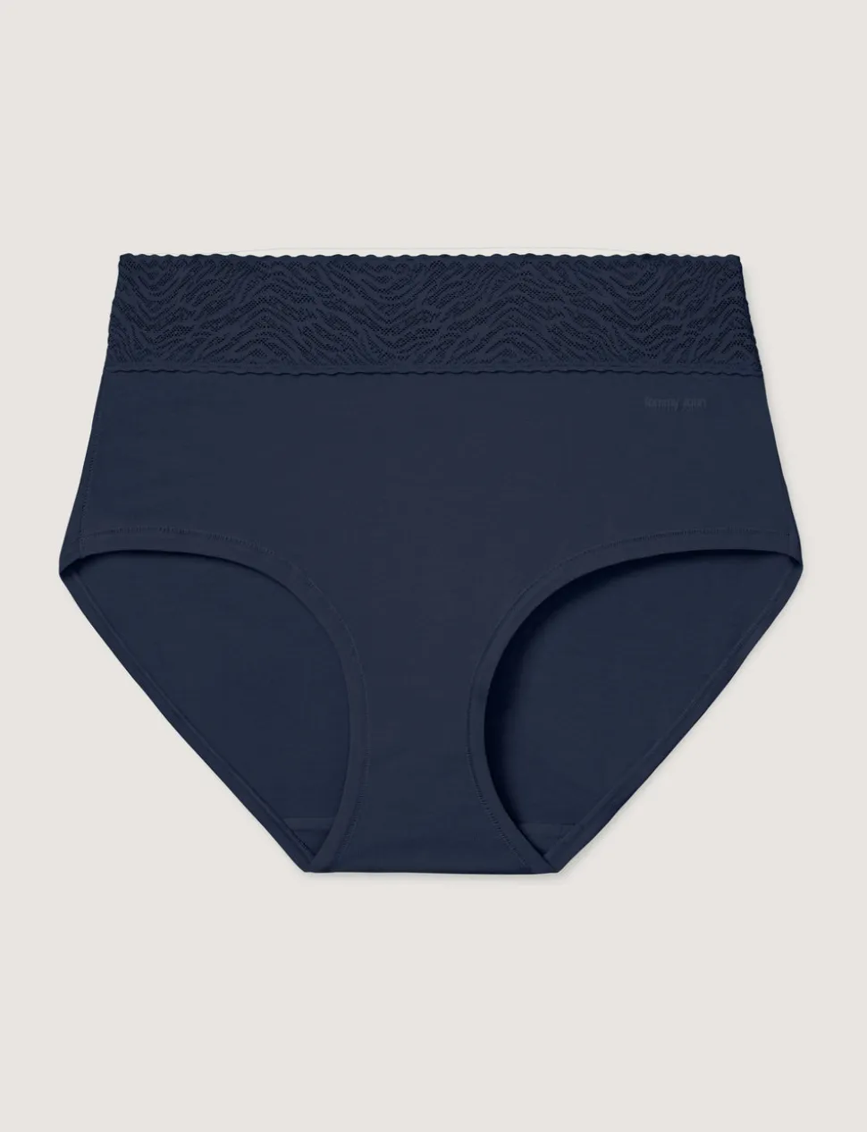 Women's Cool Cotton High Rise Brief, Lace Waist