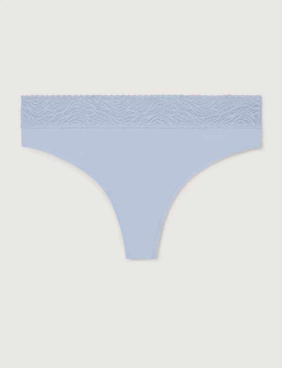 Women's Cool Cotton Thong, Lace Waist (3-Pack)