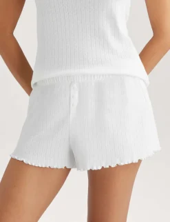Women's Cotton Pointelle Rib Camisole