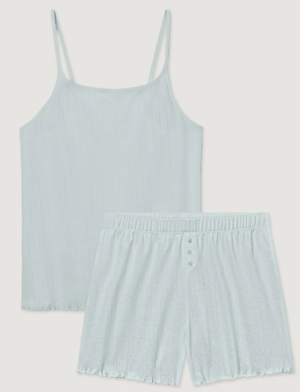 Women's Cotton Pointelle Rib Camisole