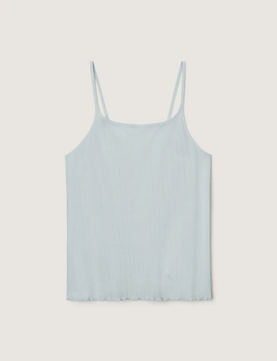 Women's Cotton Pointelle Rib Camisole