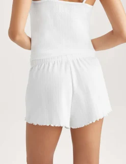 Women's Cotton Pointelle Rib Camisole