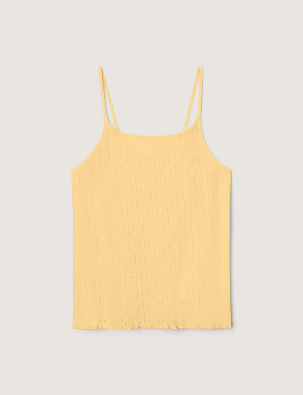 Women's Cotton Pointelle Rib Cami & Short Set