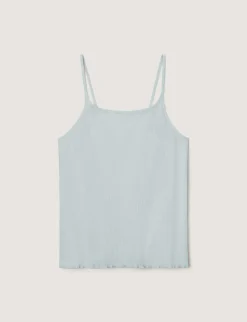 Women's Cotton Pointelle Rib Cami & Short Set