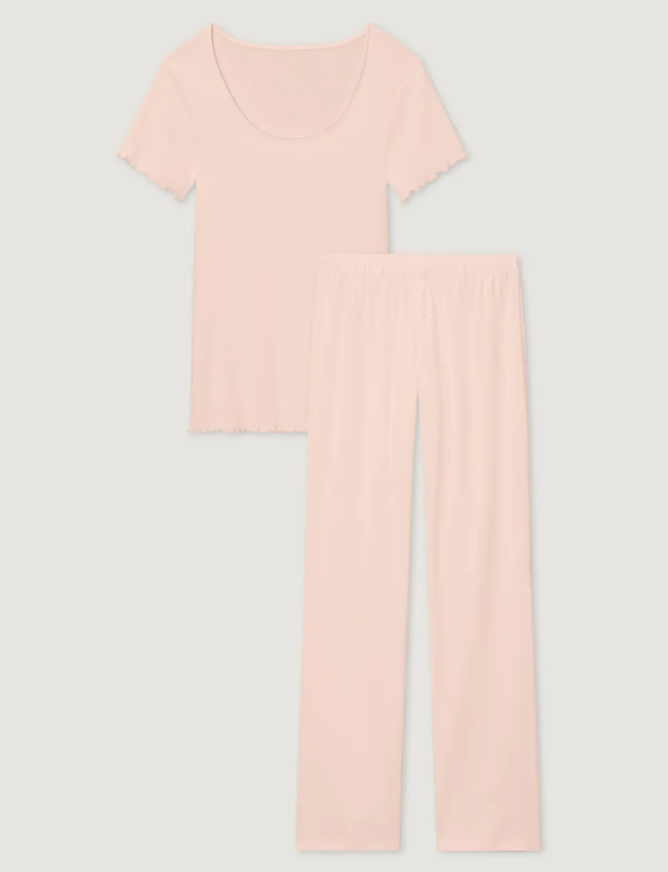Women's Cotton Pointelle Rib Pant