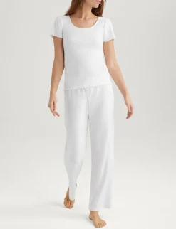 Women's Cotton Pointelle Rib Pant