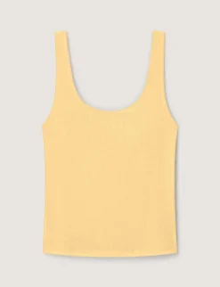 Women's Cotton Pointelle Rib Tank