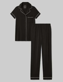 Women's Downtime Long Sleeve Pajama Top & Pant Set