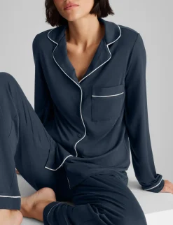 Women's Downtime Long Sleeve Pajama Top & Pant Set