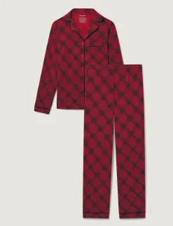 Women's Downtime Long Sleeve Pajama Top & Pant Set