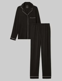 Women's Downtime Long Sleeve Pajama Top & Pant Set