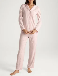 Women's Downtime Long Sleeve Pajama Top & Pant Set