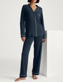 Women's Downtime Long Sleeve Pajama Top & Pant Set