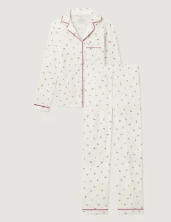 Women's Downtime Long Sleeve Pajama Top & Pant Set
