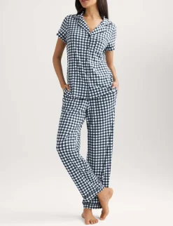 Women's Downtime Long Sleeve Pajama Top & Pant Set