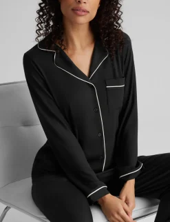Women's Downtime Long Sleeve Pajama Top & Pant Set