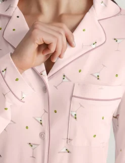 Women's Downtime Long Sleeve Pajama Top & Pant Set