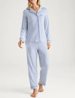 Women's Downtime Long Sleeve Pajama Top & Pant Set
