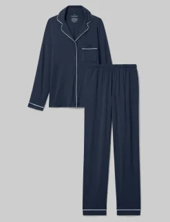 Women's Downtime Long Sleeve Pajama Top & Pant Set