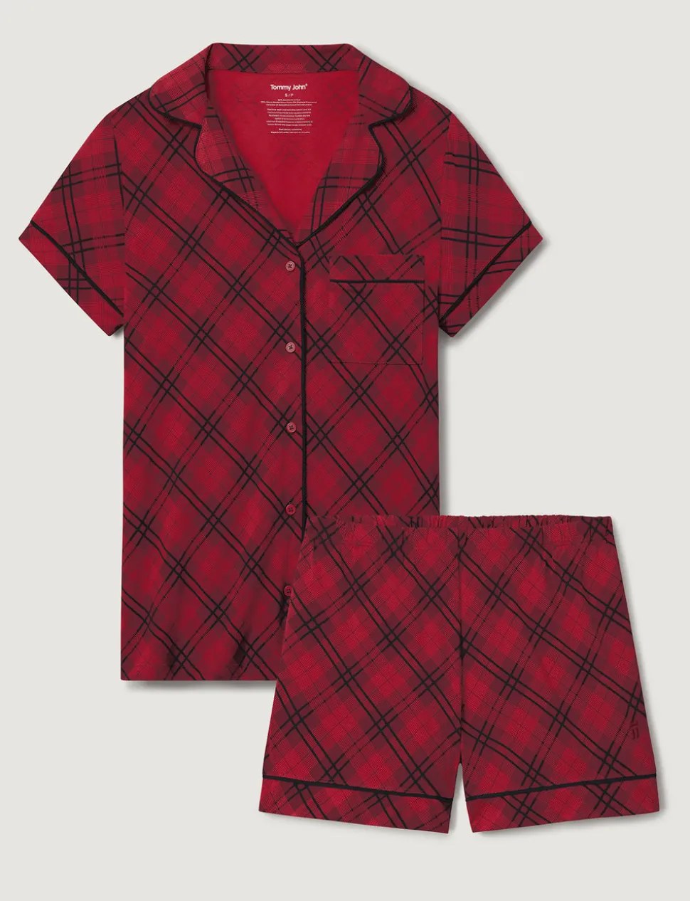 Women's Downtime Pajama Top & Short Set