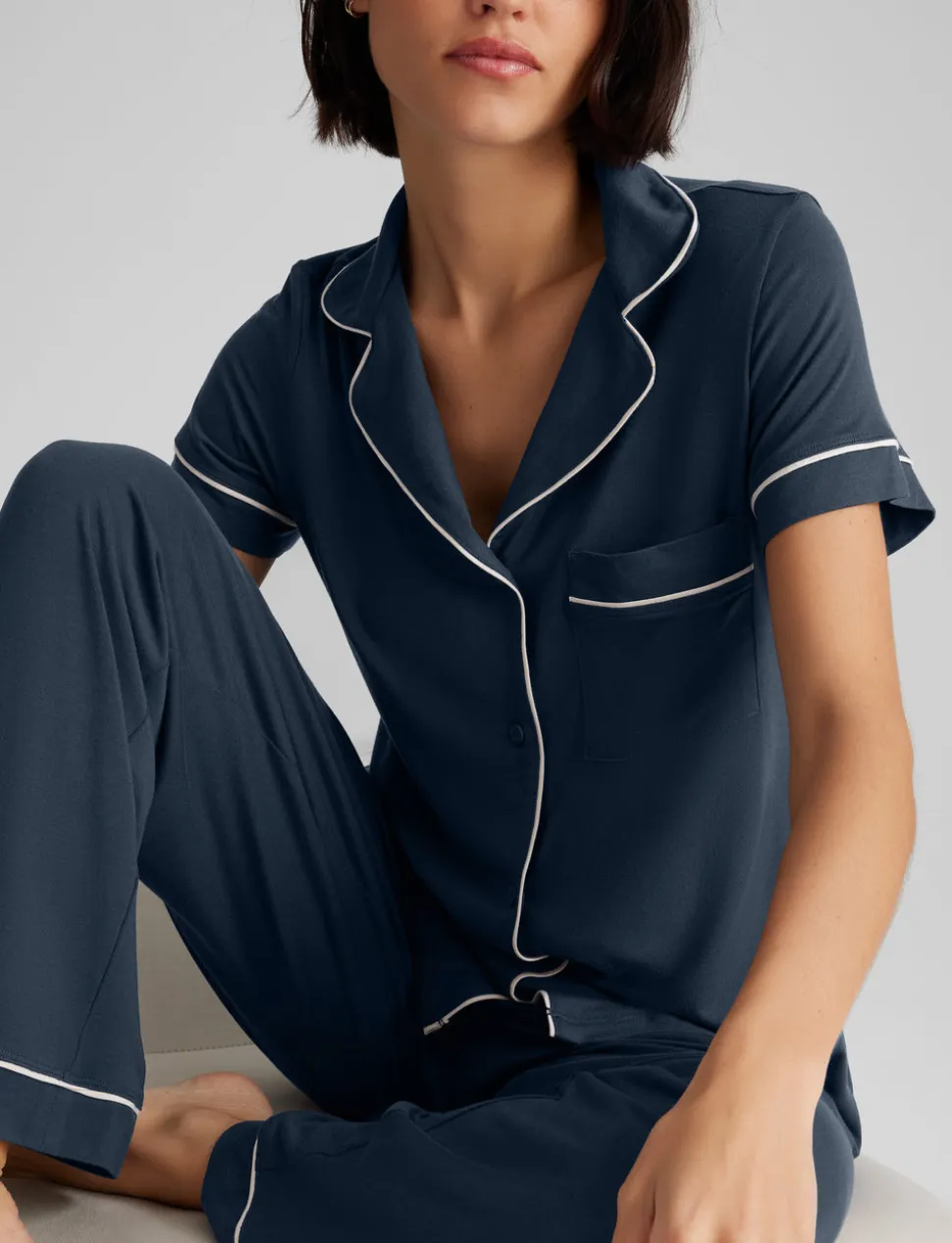 Women's Downtime Pajama Top & Short Set