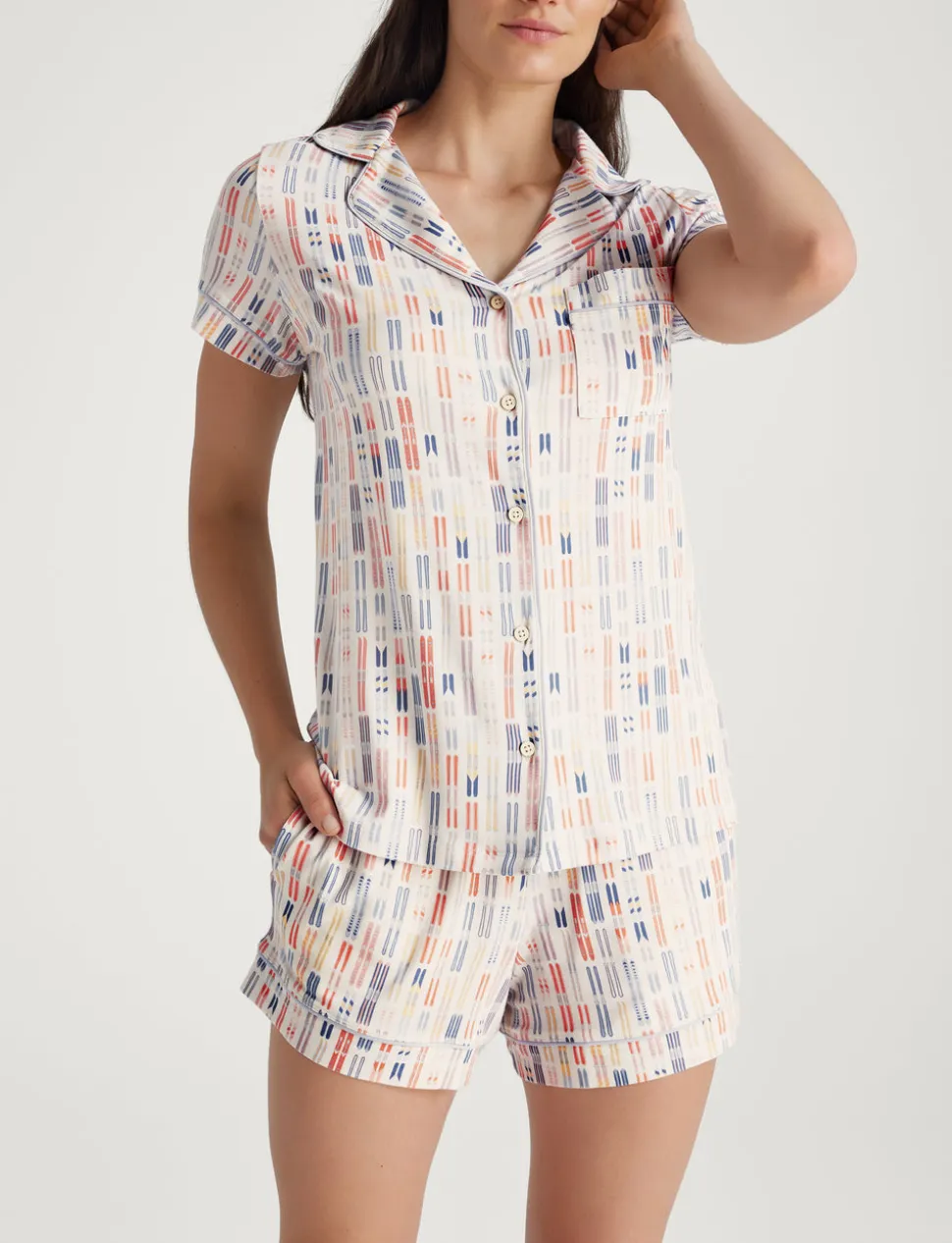 Women's Downtime Pajama Top & Short Set