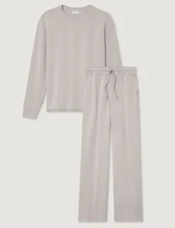 Women's Luxe Traveler Knit Long Sleeve Crew & Pant Set