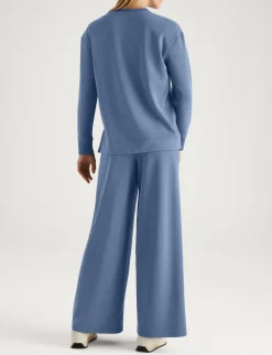 Women's Luxe Traveler Knit Long Sleeve Crew & Pant Set