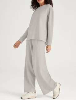 Women's Luxe Traveler Knit Long Sleeve Crew & Pant Set